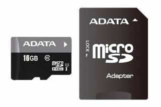 ADATA Premier UHS-I Class 10 30MBps microSDHC With Adapter - 16GB Micro SD
